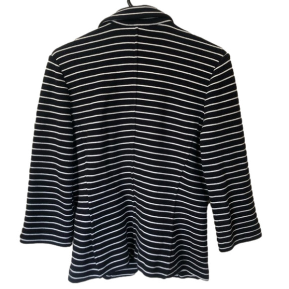 Nautical Striped Marinier Inspired Coastal Blazer Small - Picture 5 of 6